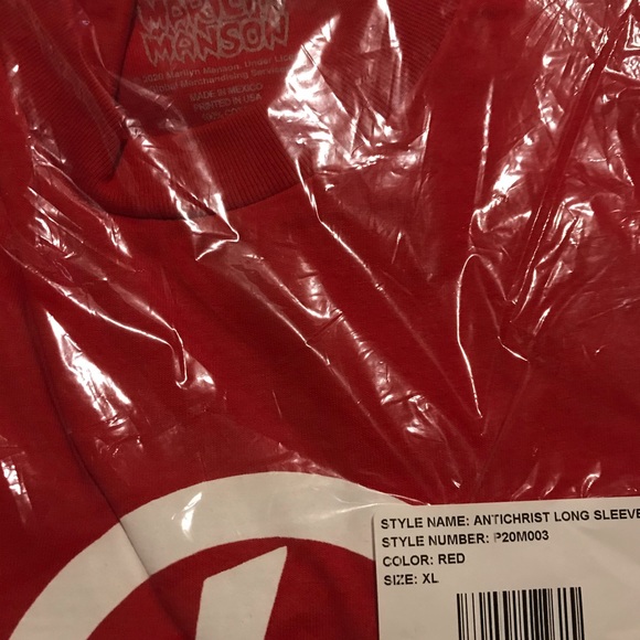 Marilyn Manson x Pleasures long sleeve tee - Picture 3 of 3